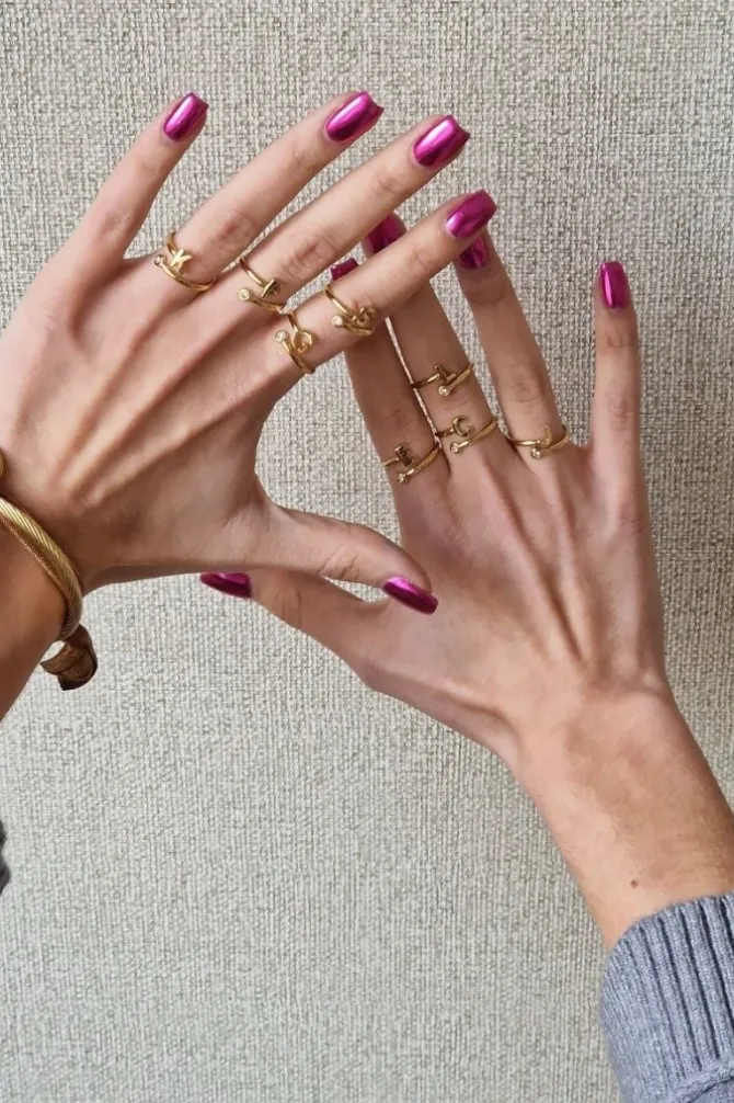 Anillos de iniciales con circonita