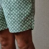 Bañador de hombre corales verde