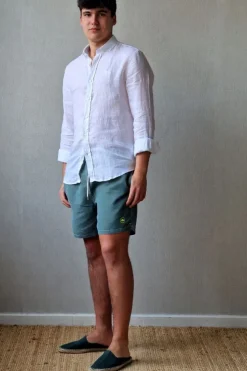Bañador de hombre verde