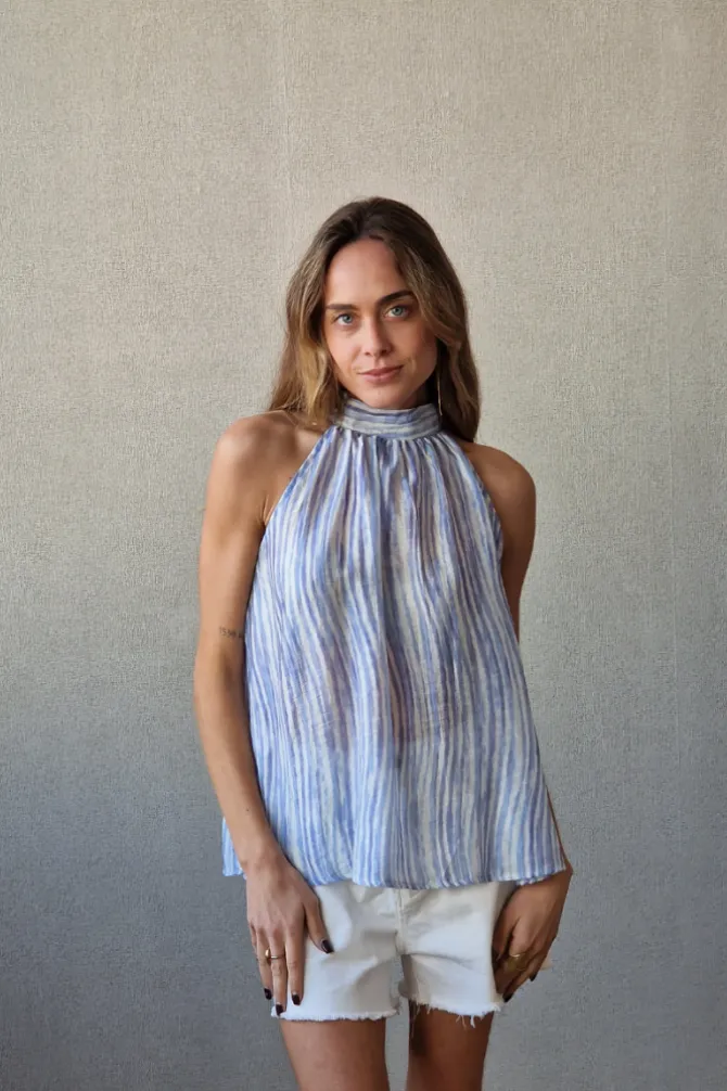 blusa azul