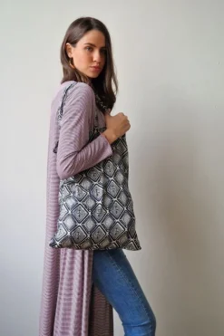 Bolsas para llevar en el bolso azul