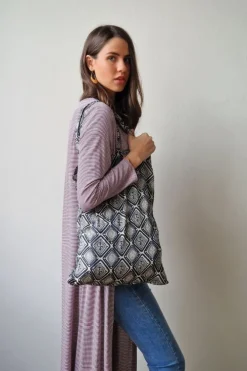 Bolsas para llevar en el bolso azul