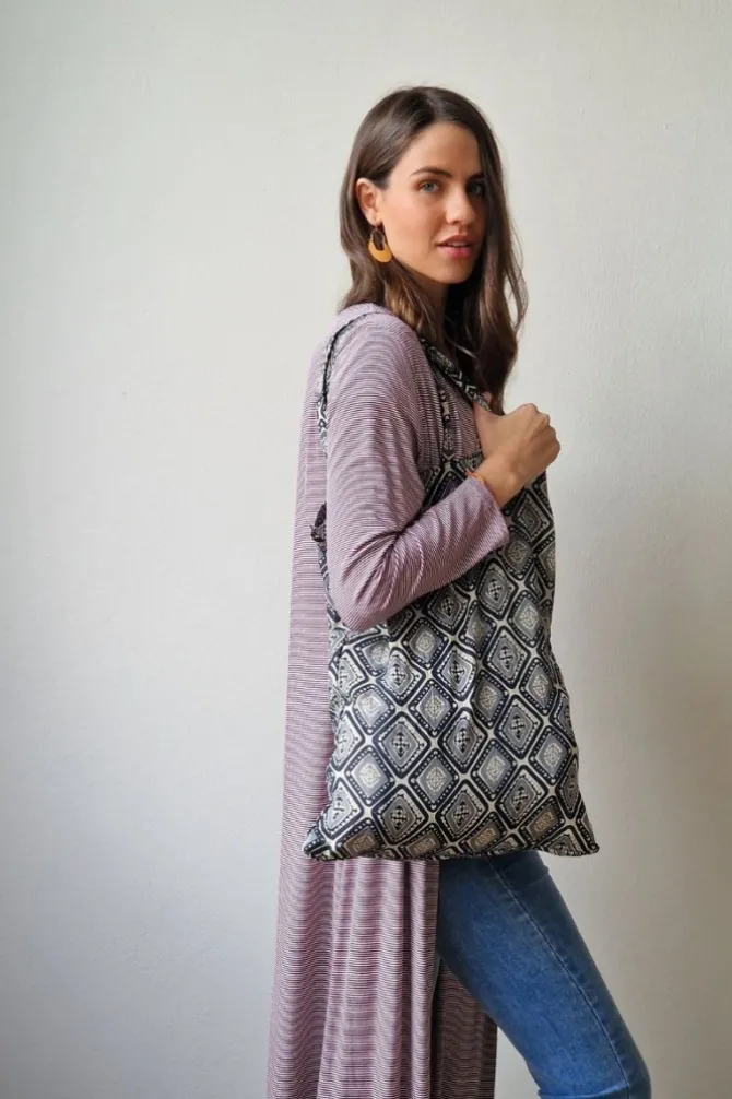 Bolsas para llevar en el bolso azul