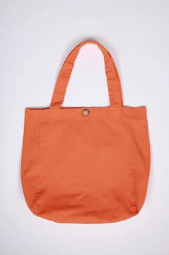 Bolso de loneta naranja con opción de personalizarlo