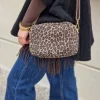 Bolso de piel animal print