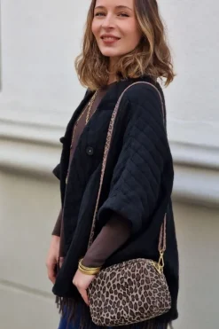Bolso de piel animal print