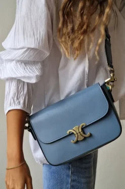 Bolso de piel Liberatta azul