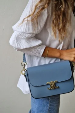 Bolso de piel Liberatta azul