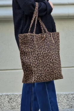 Bolso de piel shopping animal print