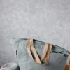 Bolso de playa oversize azul grisáceo