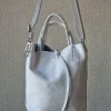 Bolso mini de piel blanco con opción de personalizar
