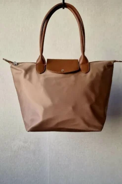 Bolso shopper camel