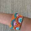 Brazalete ajustable naranja arcoiris