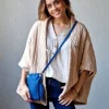 Chaqueta acolchada con botón beige