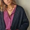 Chaqueta acolchada negra