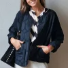 Chaqueta acolchada negro