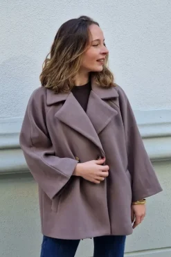 Chaquetón topo tipo paño