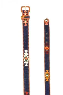 Cinturón unisex kilim azul marino