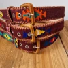 Cinturón unisex kilim marrón