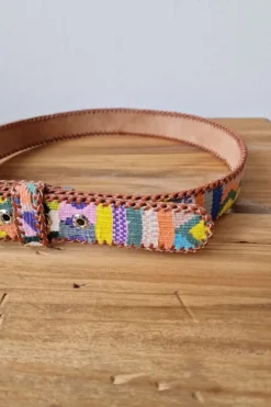 Cinturón unisex kilim multicolor