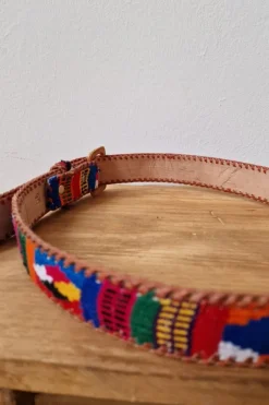 Cinturón unisex kilim multicolor