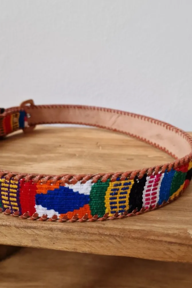 Cinturón unisex kilim multicolor