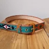 Cinturón unisex kilim verde