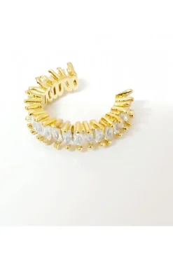 EARCUFF dorado brillantes