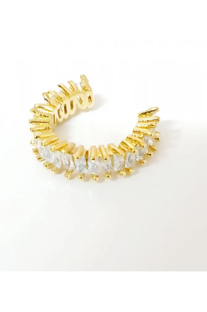 EARCUFF dorado brillantes