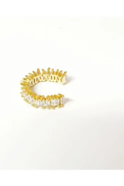 EARCUFF dorado brillantes