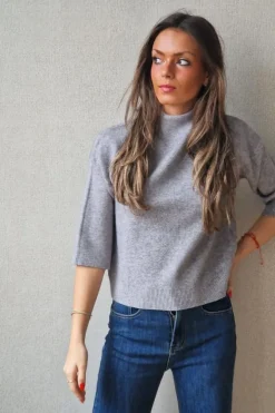 Jersey cuello perkins gris