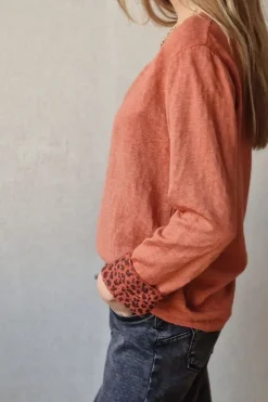 Jersey fino interior animal print caldero