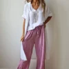 Kimono blanco tipo lino con manga tres cuartos