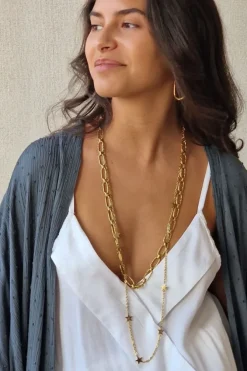 Kimono largo plumeti gris