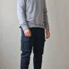 Pantalón cargo azul marino hombre