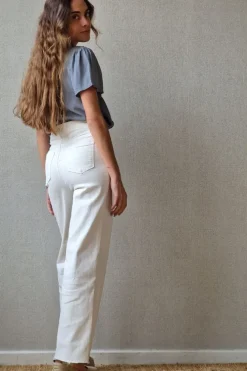 Pantalón vaquero blanco