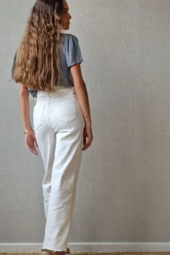 Pantalón vaquero blanco