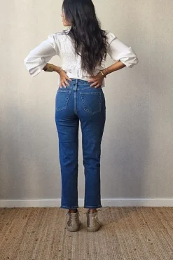 Pantalón vaquero push up azul jeans