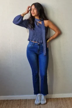 Pantalón vaquero push up azul jeans
