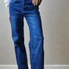 Pantalón vaquero tiro alto flojo