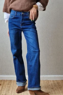 Pantalón vaquero tiro alto flojo
