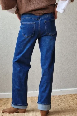Pantalón vaquero tiro alto flojo