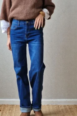 Pantalón vaquero tiro alto flojo