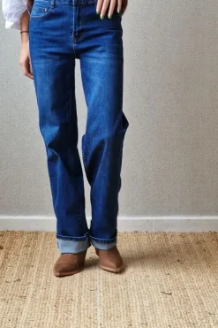 Pantalón vaquero tiro alto flojo