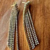 Pendientes acero cascada circonitas