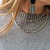 Pendientes acero oliva plata