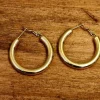 Pendientes aro dorado