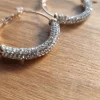 Pendientes de aro circonitas