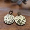 Pendientes deacero redondos