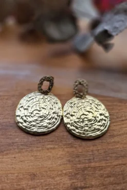 Pendientes deacero redondos